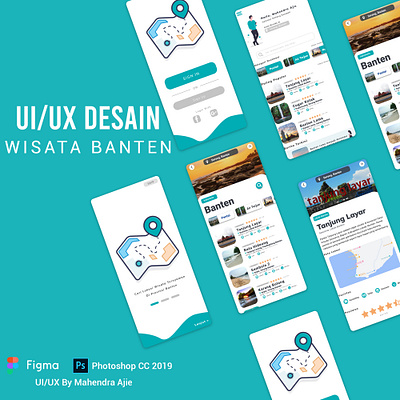 WISATA BANTEN V2 app banten banten indonesia design illustration serang serang banten ui ui ux