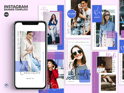 Bluesky V2 - Fashion Instagram Stories Template arrival blog brand design elegant fashion instagram instagram stories minimalist modern outfit promotion sale store stylish template trend