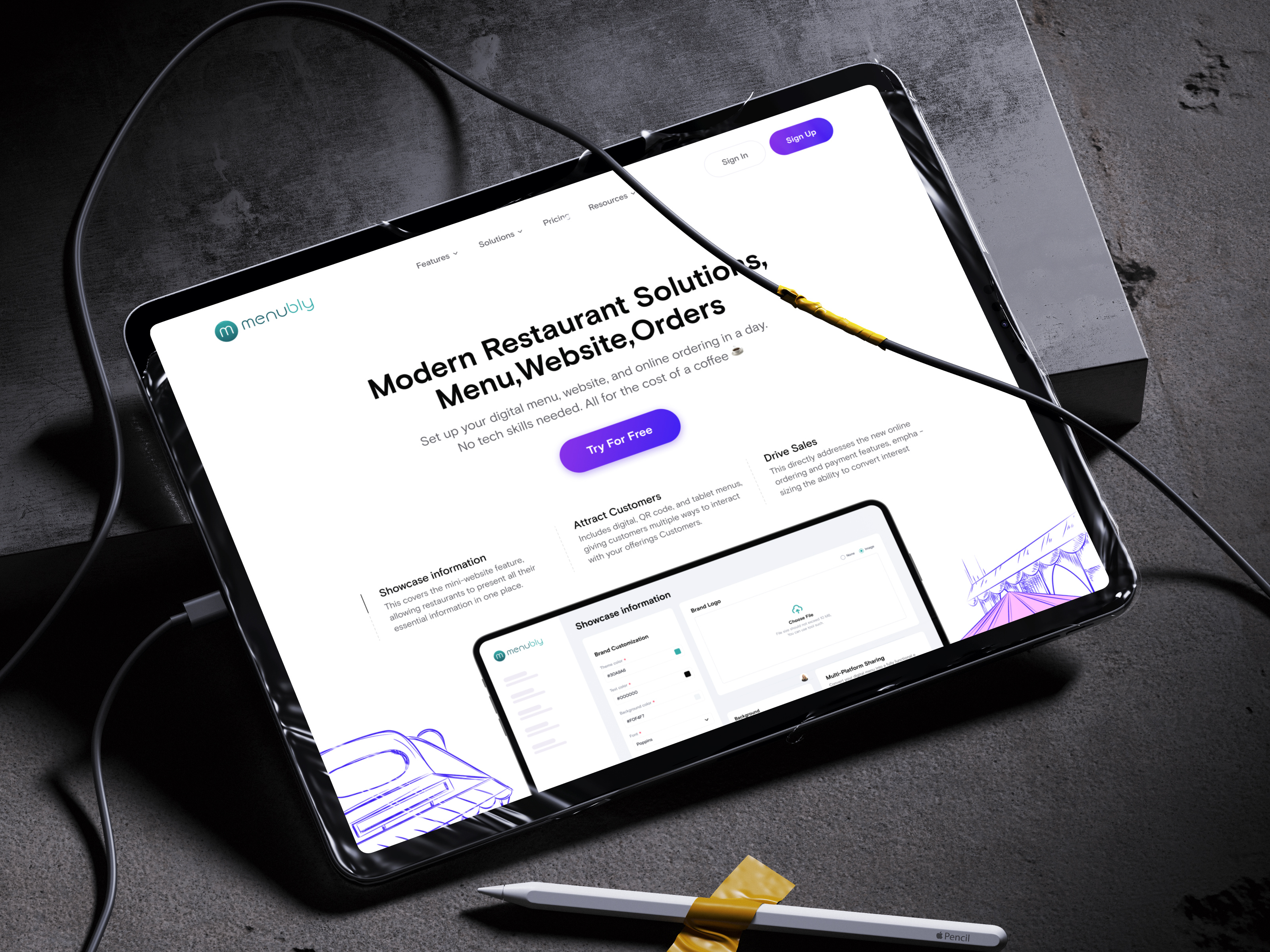 Example of Custom Website UI/UX Design  (Figma)