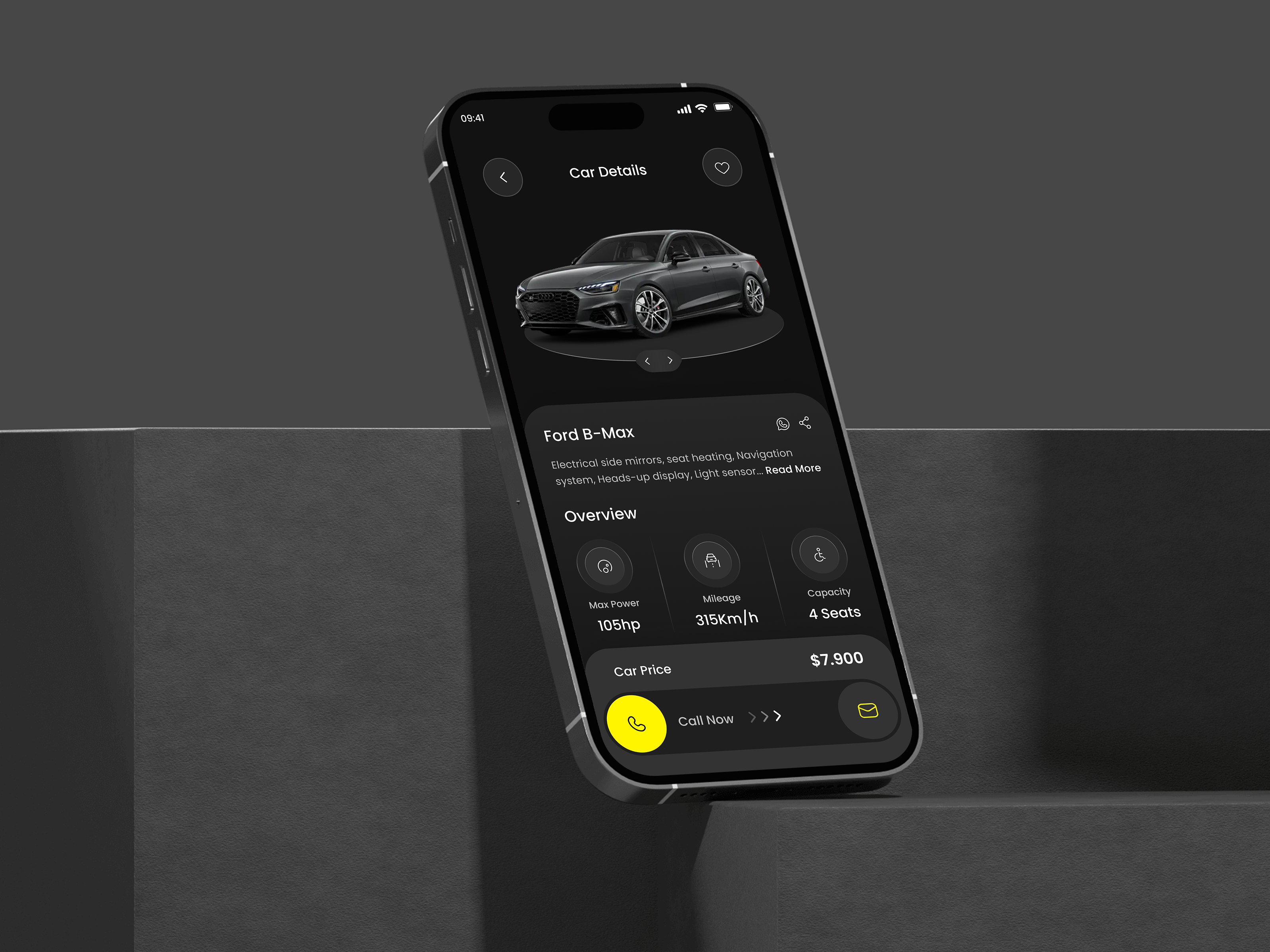 Example of Car Automotive Mobile App & Development
