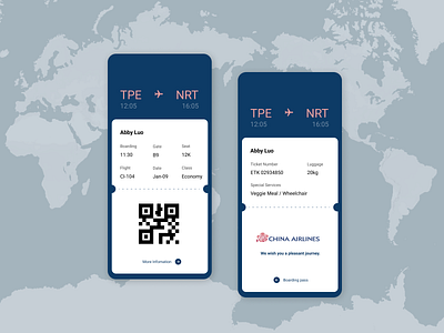 UI challenge 24: Boarding Pass app app design boarding pass boardingpass challenge daily 100 challenge dailyui dailyuichallenge figma ui 100day ui challenge ui design ux