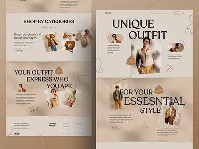 Craze Clothing e-commerce clothing e commerce design ecommmerce fashion fashion ecommerce mens fashion minimal ofspace outfit product design shop shopping store trend2022 ui design uiux web web design website design