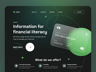 Mobile bank - App Design by Anastasia Golovko on Dribbble