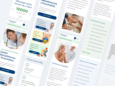Medical care webpage redesign design medicine ui ux