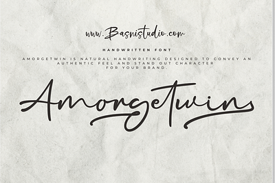 Amorgetwin Handwritten Font branding design font free graphic design illustration logo typography