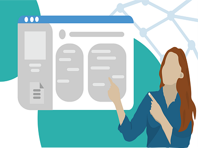 New Website? design flat design flatdesign human illustration