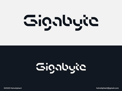 Gigabyte - logo concept abstract logo brand design brand designer branding computing creative logo custom lettering expressive typography gigybyte logo logo design logo design concept logo designer logotype minimalist logo modern logo technology logo typography word mark wordmark logo