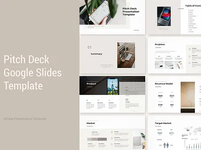 Pitch Deck Google Presentation business clean creative deck deck design finance financial google presentation markets minimal modern pitch deck pitch deck design pitch deck designer pitch deck template powerpoint presentation simple team template