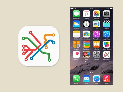 Subway app icon app icon daily ui 005 dailyui mobile subway
