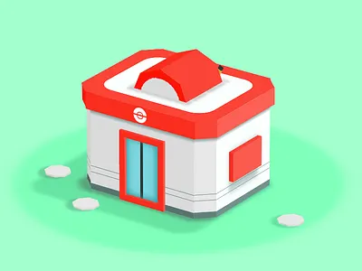 Pokecenter css3 design html5 illustration