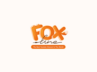 Foxline Typography logo logo design type type art typography