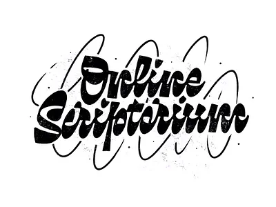 Online Scriprorium calligraphy customtype handlettering lettering logo logotype online script typemate typography