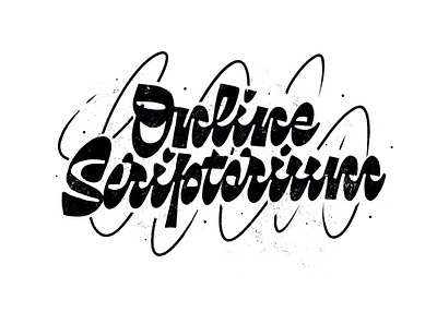 Online Scriprorium calligraphy customtype handlettering lettering logo logotype online script typemate typography