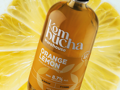 KOMBUCHA WAREHOUSE | Brand Identity packaging