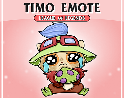 TIMO Emote from LoL for Streamer / Twitch / Discord Emote anime emotes emote twitch twitch badges twitch emote twitch graphic