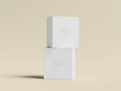 De Coco y Limón . box art direction bakery bakery logo bakery packaging box box design branding design graphic design logo minimal packaging packaging design pastry patisserie type typography