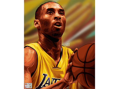 Kobe Bryant Vector art a.taymour abdelrahman taymour art artwork drawing drawings illustration taymour vector art vector illustration
