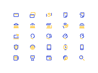 Visa Iconography branding design graphic design icons illustration ui vector