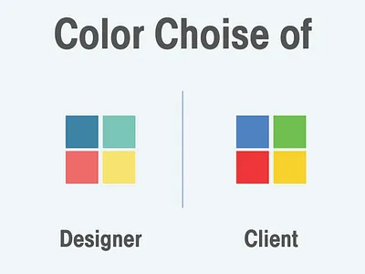 color choise of Designer VS Client bright color client client work color color choise designer designer logo designer portfolio helvatica typography