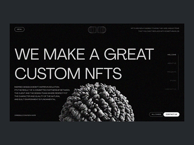 NFTEAM - Website Design Concept 3d animation awwwards design futuristic graphic design motion graphics nft ui uiux website