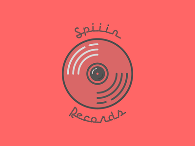 Record Label Logo Concept branding dailylogo dailylogochallenge logo record record label vector