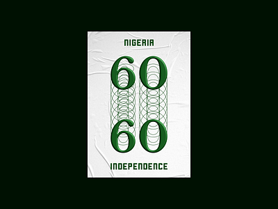 Nigeria Independence affinitydesigner branding design graphicdesign illustration typography vector visual design