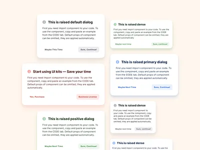 Figma UI kit React design system — Dialog popup template app design design system dialog figma modal pop popup react ui ui kit web window