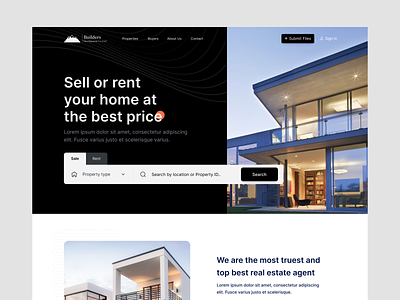 Sell or Rent Properties 2022 arslan buy design home landing mortgage page property sell trend ui web