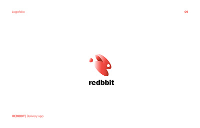 Logo for Delivery App ReddBit app brand branding gradient gradient logo icon logo logotype ui ux vector