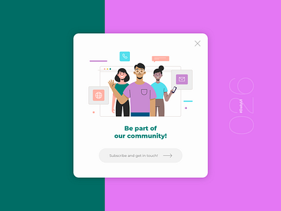 Subscribe | Daily UI - 026 clean design clean ui daily daily ui 026 dailyui dailyuichallenge design digital simple subscribe uidesign