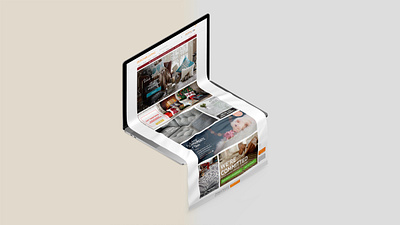 Designer Living E-commerce Website concept website design