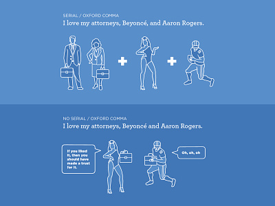 Oxford Comma illustration legal humor oxford comma
