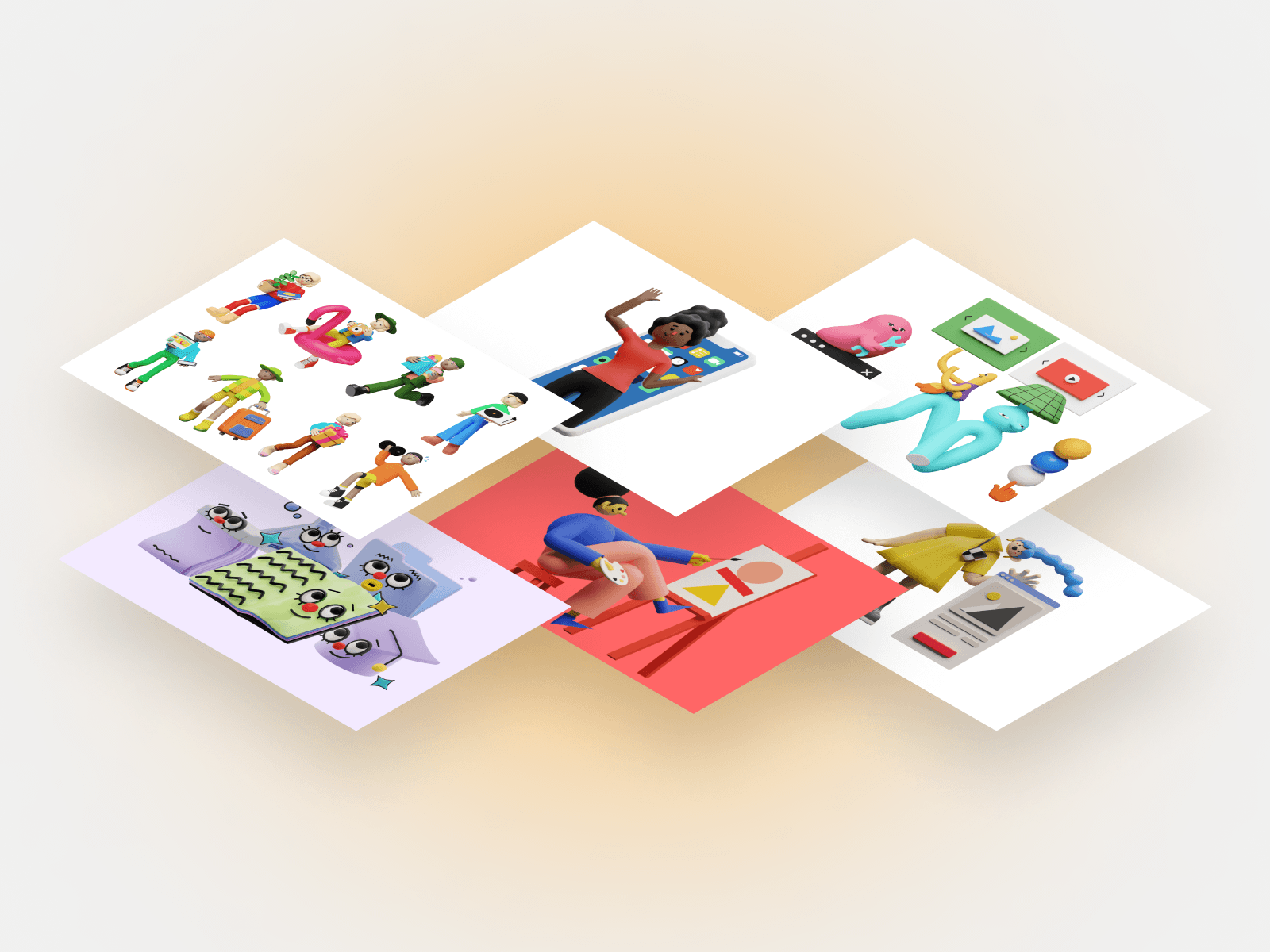 New 3D Illustration Bundle 🪄 By Craftwork Studio For Craftwork On Dribbble