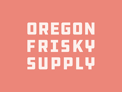 OFS branding identity logo type typography