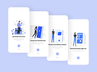 Book onboarding app book design icon illustration ios iphone mobil mobile mobile app mobile ui mockup ui ux vector