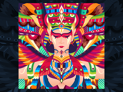 Isis adobe character design dribbble egyptian follow graphicdesign illustration mythology shot vector