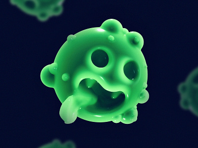 Phlegm Boy 3d model allergies boo congestion creature ghost monster render sculptura sick