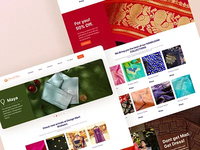 Design Mart Shalwars Clothing Website Design UI UX clothing colorful creative design design art designer dribbble ui ux web site web ui design webdesign website