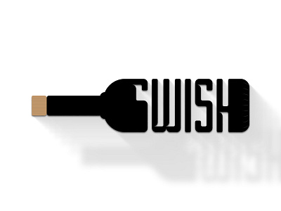 Swish Logo bottle bottle design bottle logo branding cock cocktail cocktail bar cocktail menu cocktail party cocktails design dribbble logo logo design logodesign logos logotype specscale typography vector