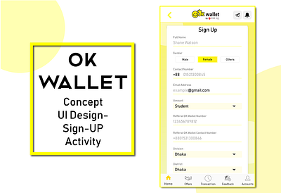 UI UX Design of a Mobile Banking App adobe illustrator adobe xd app design ui ux