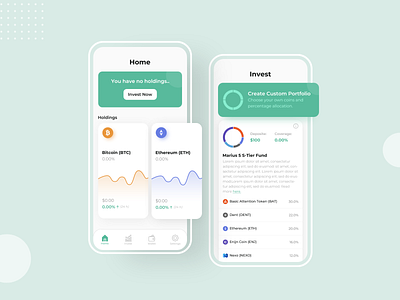 Ember Fund App UI Design app appuidesign bitcoin btc clean ui design funding holdings invest mobile app mobile ui modern portfolio ui uidesign uiuxdesign ux wallet wallet app wallet ui