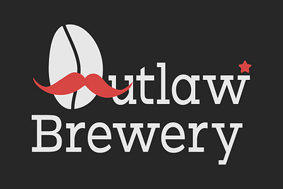 Outlaw Brewery branding design logo design product design