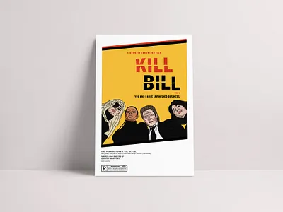 Kill Bill: Volume One 11" x 17" Poster adobe illustrator illustration kill bill movie poster poster design quentin tarantino vector