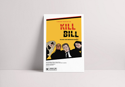 Kill Bill: Volume One 11" x 17" Poster adobe illustrator illustration kill bill movie poster poster design quentin tarantino vector