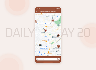 Daily UI day 20 app design ui