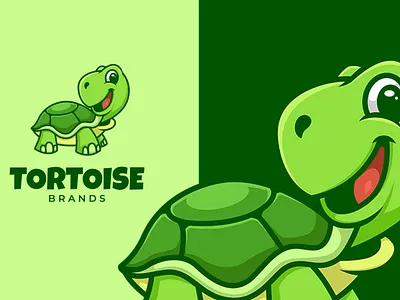 Tortoise Brand animal cartoon cartoon character cartoonlogo cartoonmascot character illustration logo mascot tortoise turtle
