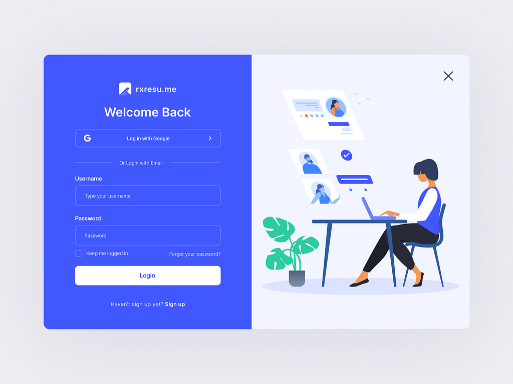 Login Screen by Arslan Ali on Dribbble