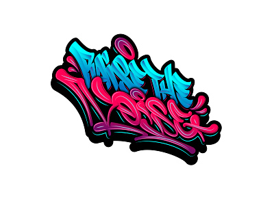 Raise the Noise brushpen calligraphy graffiti lettering logo logotype process sketch typography vector каллиграфия леттеринг