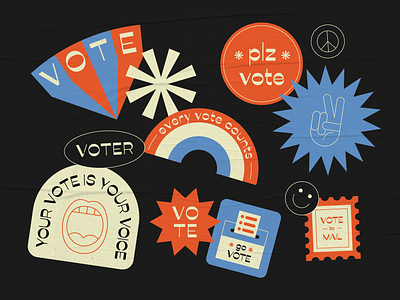 Vote 2020 ballot bidenharris election govote illustration line mail paper peace president stamp stickers texas usa vote voter