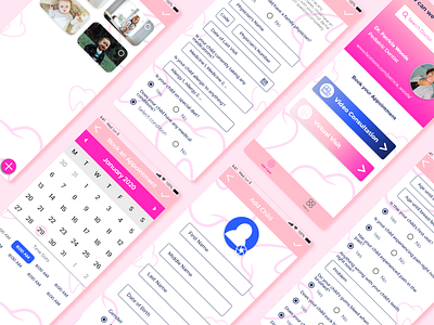 My Dentist Mobile App - Book Appointment Flow android app design design ios app design mobile app design mobile design mobile ui ui ux